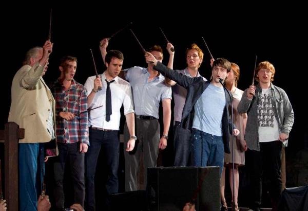 Daniel Radcliffe and fellow 