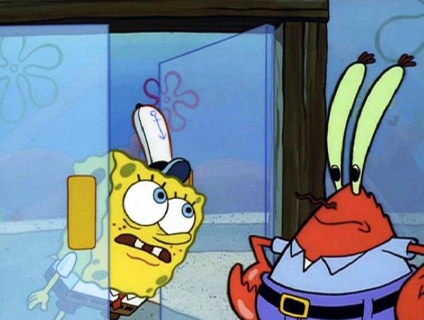 Spo<em></em>ngeBob and Mr. Krabs