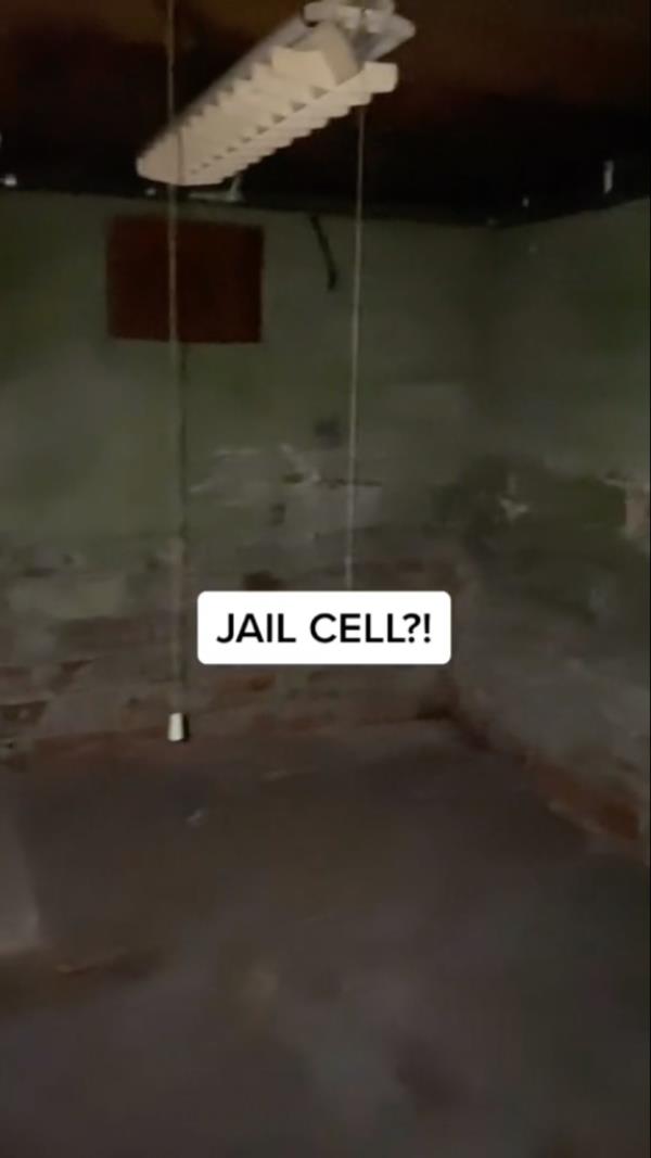TikTok screenshot jail cell.