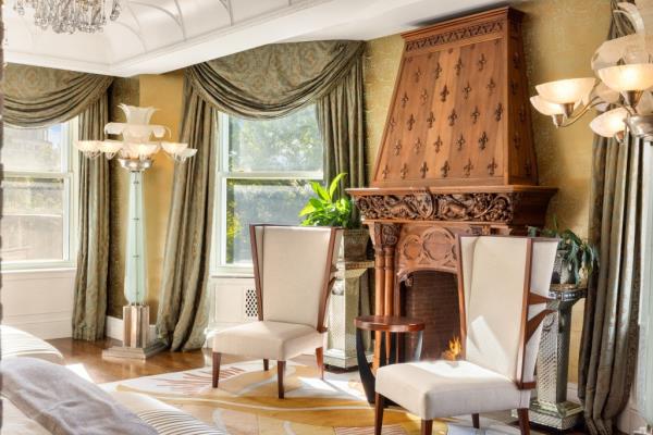 Perks also include oversize windows with tree views.