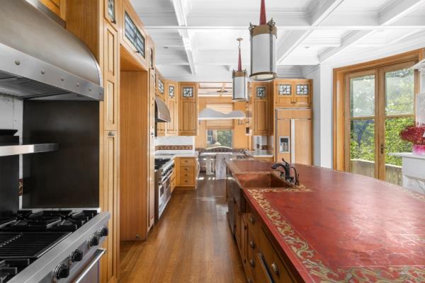 The kitchen.