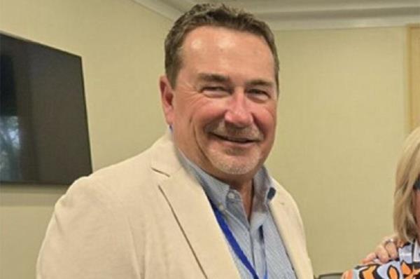 A smiling Bill Mathis.