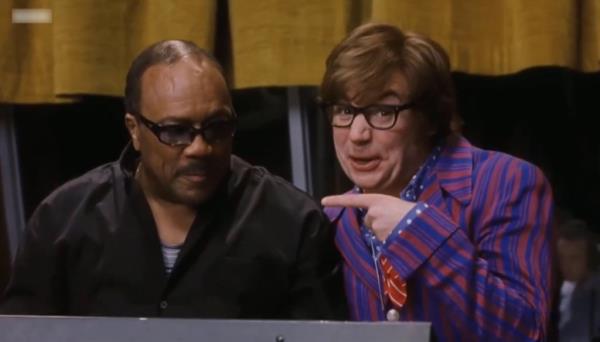 Mike Myers and Quincy Jo<em></em>nes in 
