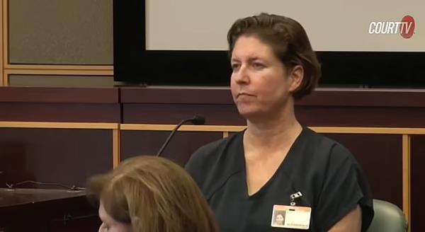 Sarah Boone in court.
