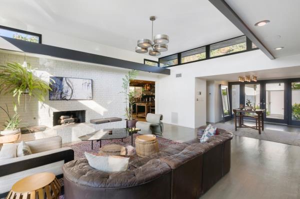 The formal living space. 