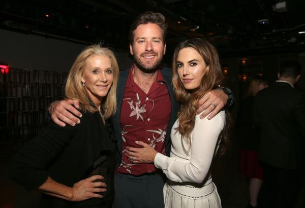 Dru Hammer, Armie Hammer, and Elizabeth Chambers at the 