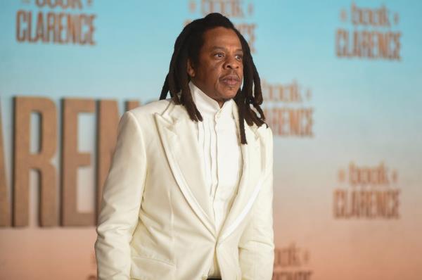 Jay-Z arrives at the premiere of 
