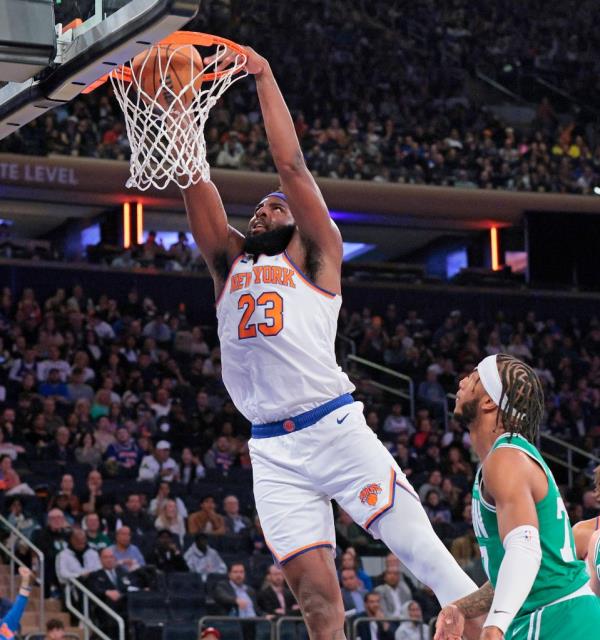 Mitchell Robinson has missed the Knicks' last 50 games after undergoing surgery.