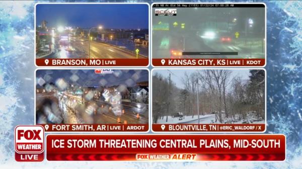 Scenes from the ice storm.