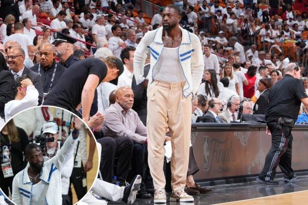 德维恩·韦德在他的NBA总决赛第三场毛衣上吐槽