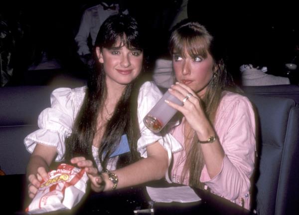 Kyle Richards and Kim Richards on April 23, 1983.