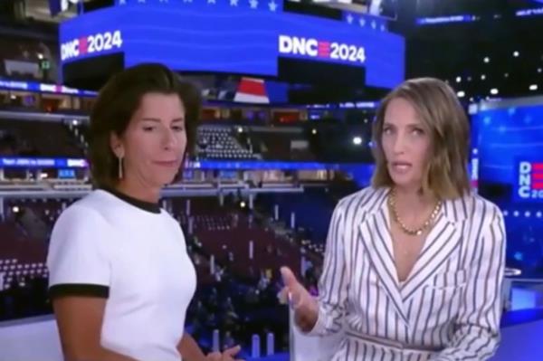 President Biden's Secretary of Commerce Gina Raimo<em></em>ndo admitted to ABC News correspo<em></em>ndent Kayna Whitworth that she wasn’t 