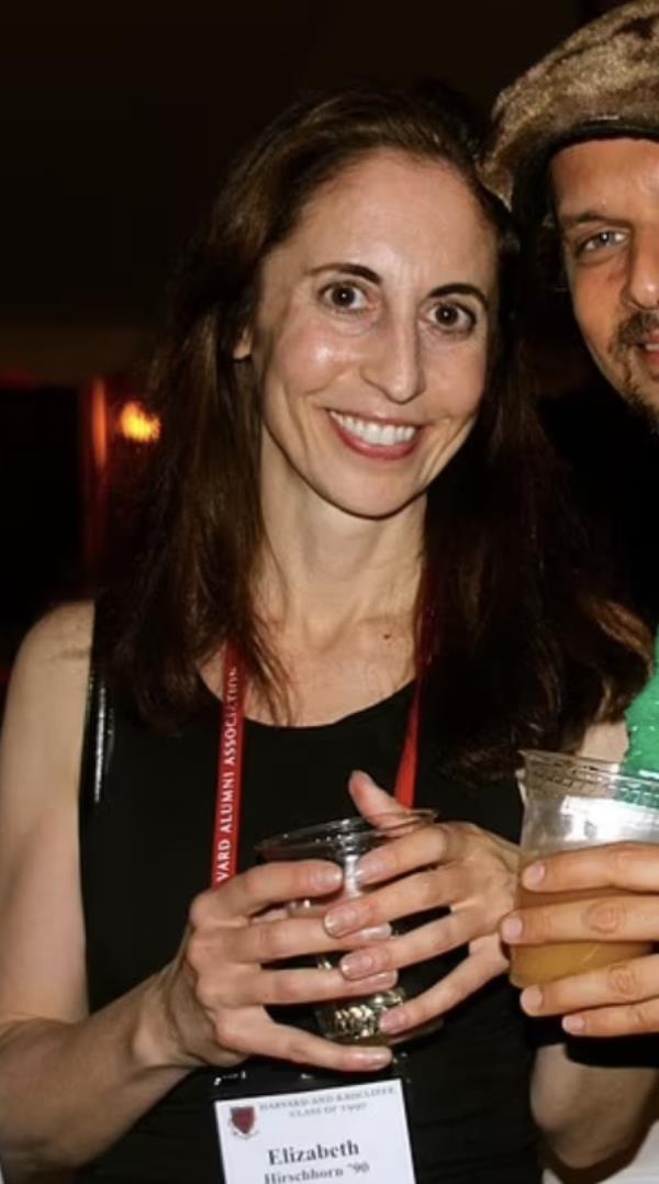 Elizabeth Hirschhorn is pictured at a Harvard class of 1990 reunio<em></em>n.