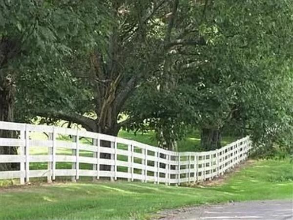 The ranch is spread across three acres.