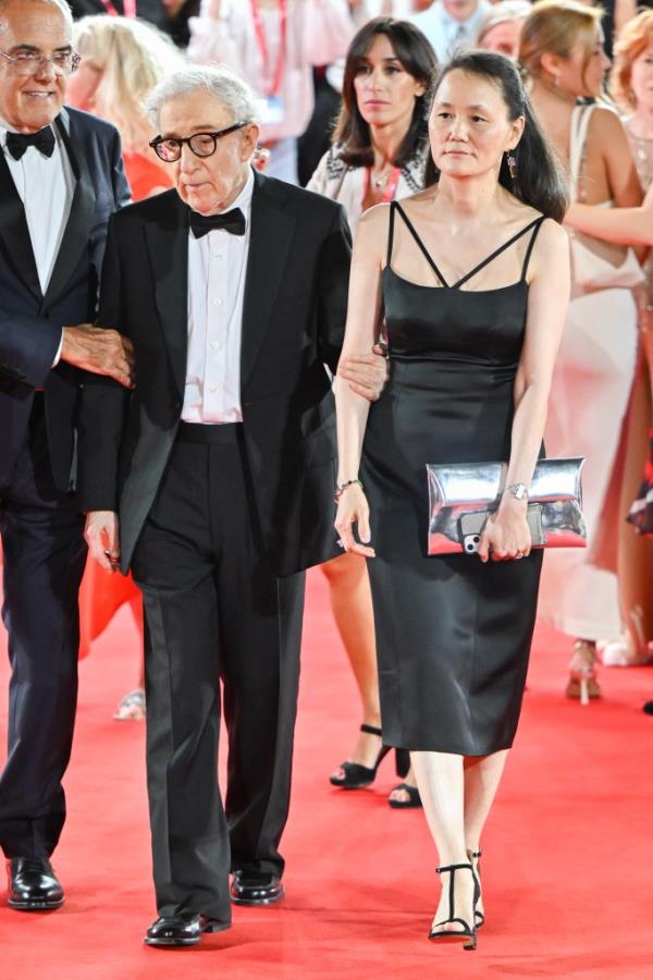 Woody Allen and Soon-Yi Previn  attend a red carpet for the movie 