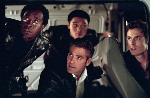 The film starred Clooney, Don Cheadle, Brad Pitt, Julia Roberts and other high-profile celebs.