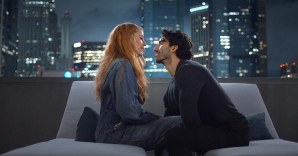Blake Lively and Justin Baldoni in 