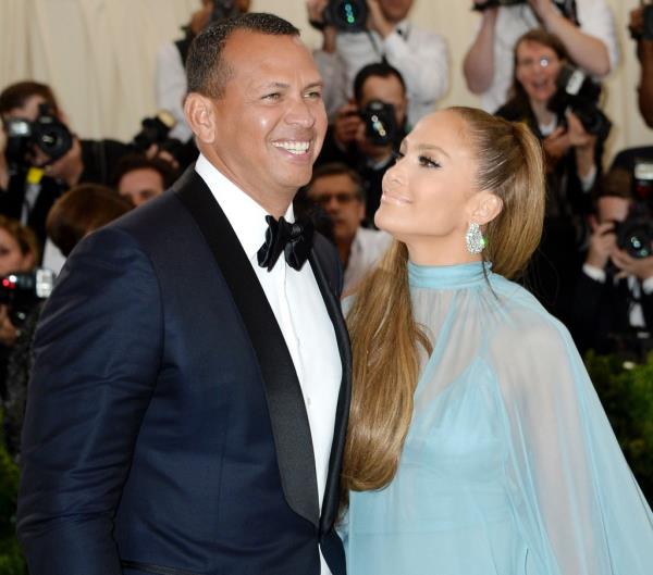 Alex Rodriguez, Jennifer Lopez at the 2017 Met Gala