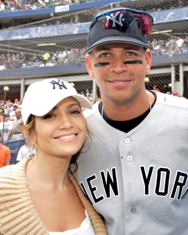 Jennifer Lopez and Alex Rodriguez in 2005