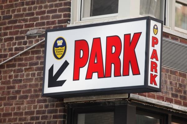 Parking sign