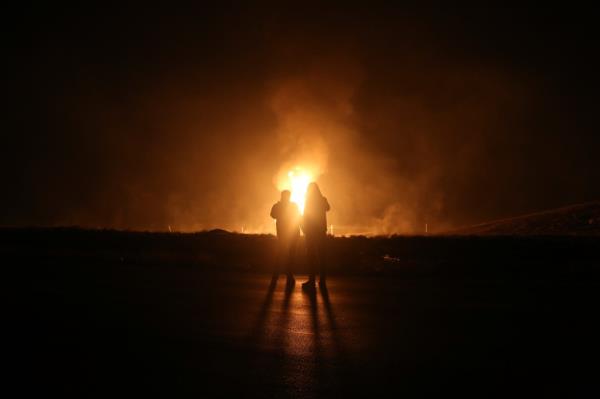 Explosions struck a natural gas pipeline in Iran early Wednesday, with an official blaming the blasts on a 