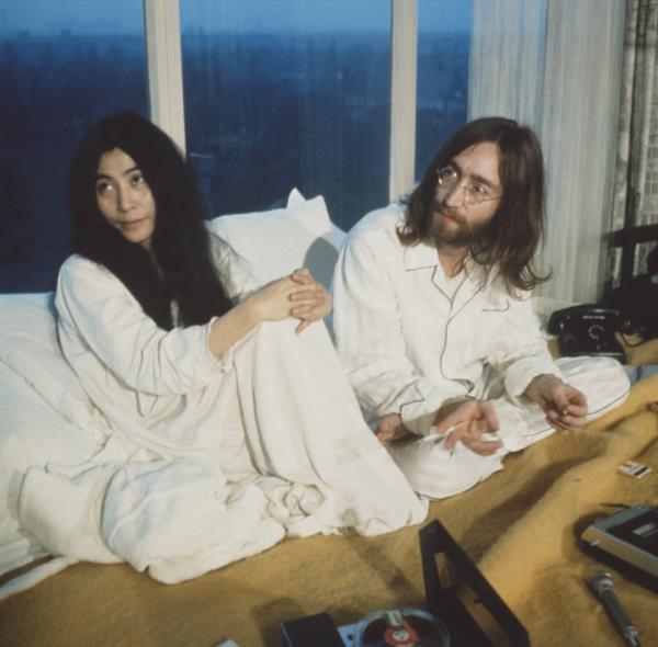 John Lennon, Yoko Ono and Elliot Mintz