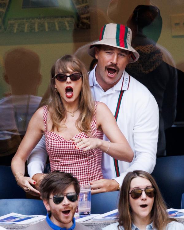 Taylor Swift and Travis Kelce at the 2024 US Open