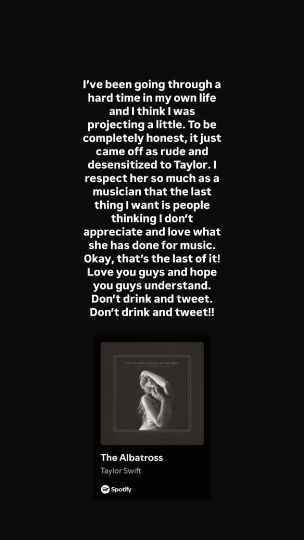 Zach Bryan's co<em></em>ntinued apology