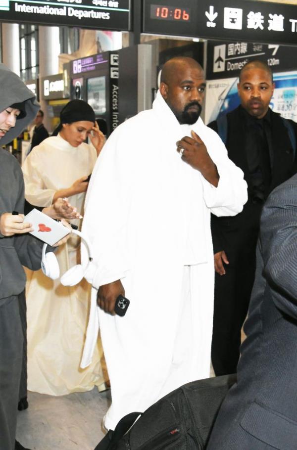 Kanye West and Bianca Censori in Japan on June 9, 2024