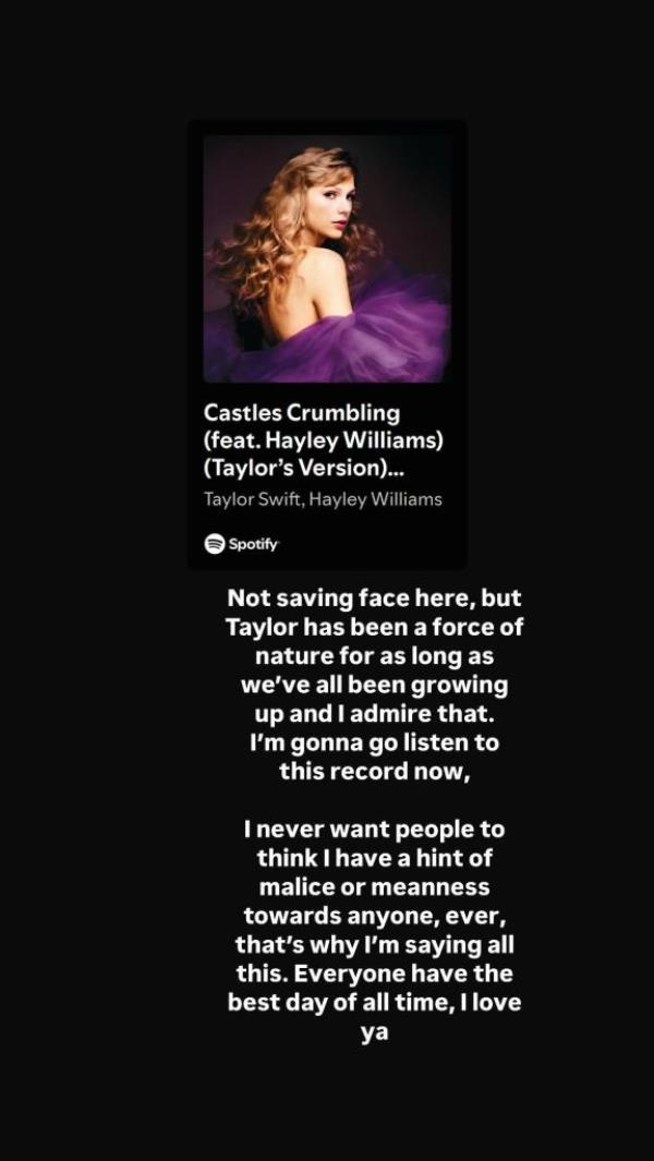 Zach Bryan praises Taylor Swift on Instagram