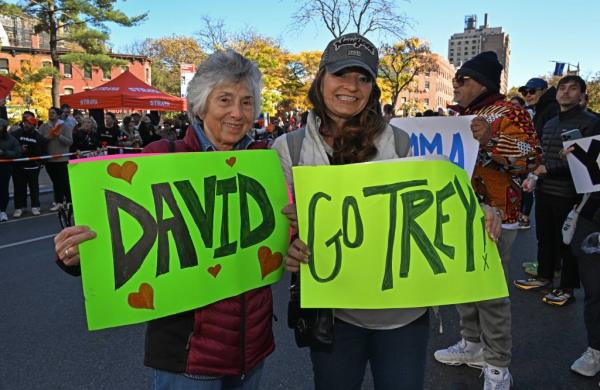 Carol Rauschberg and Cali Carpenter came out to support David Rauschberg — who is Carol's son and Cali's boyfriend — and friend Trey Faulkner.