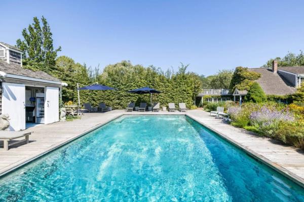 Exterior of the pool