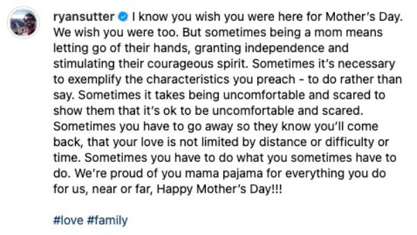 Ryan Sutter posting a<em></em>bout Trista Sutter 