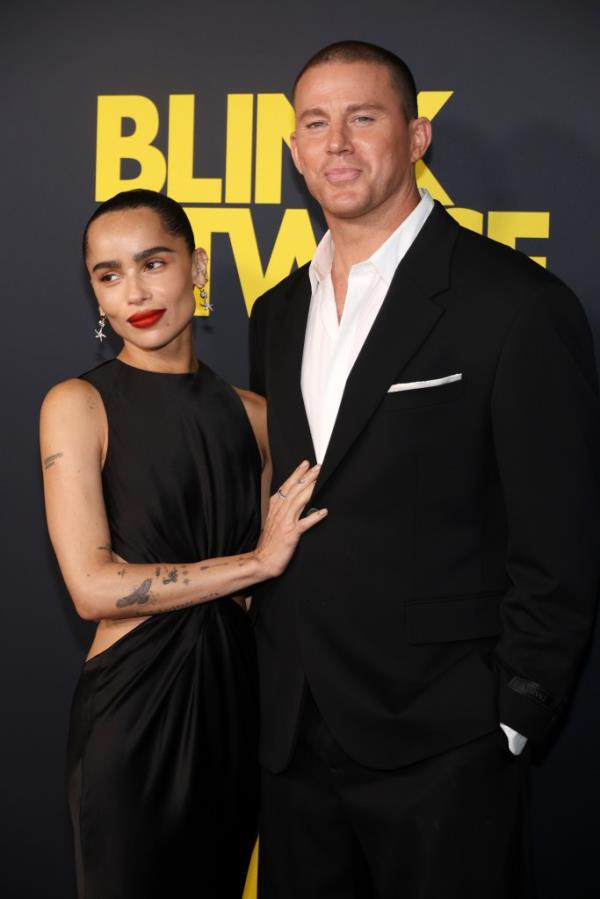 Zo? Kravitz and Channing Tatum at the 