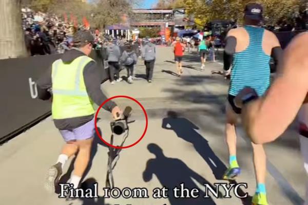 Influencer Matt Choi's marathon run.