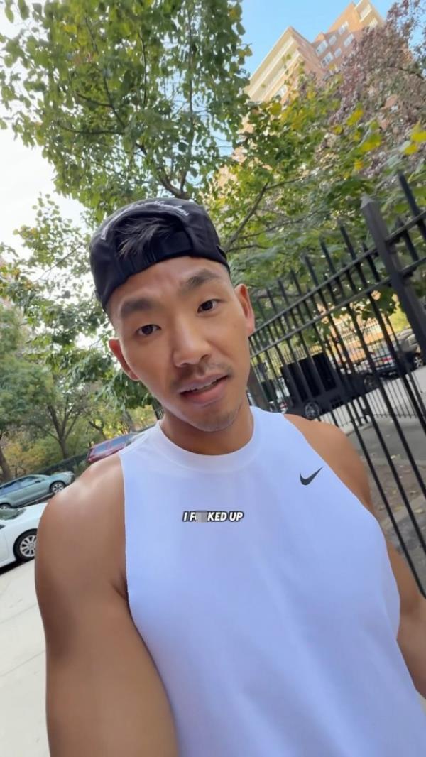 Matt Choi admits he 'f---ed up'
