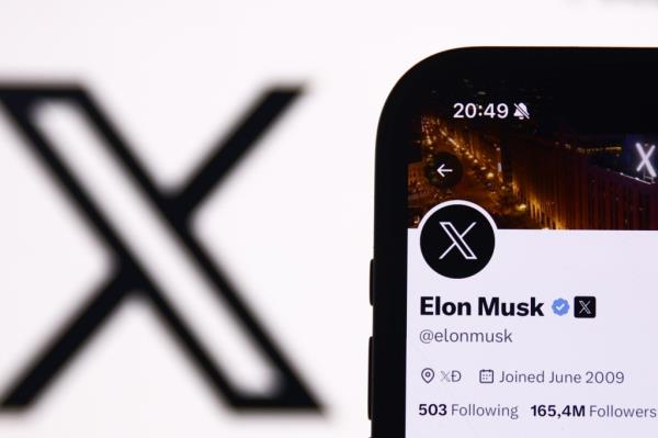Elon Musk's X account