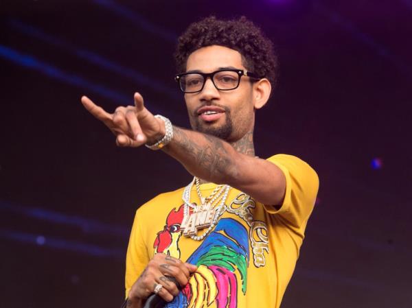 Philadelphia rapper PnB Rock performing at the 2018 Firefly Music Festival