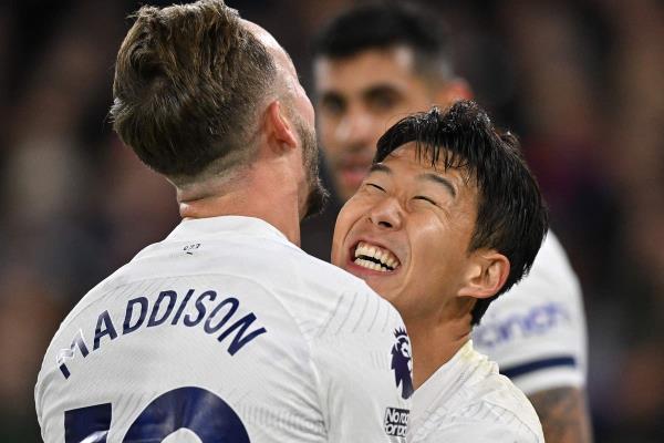 水晶宫1-2热刺：热刺以5分领先英超榜首