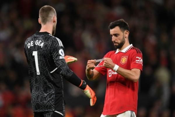David de Gea and Bruno Fernandes