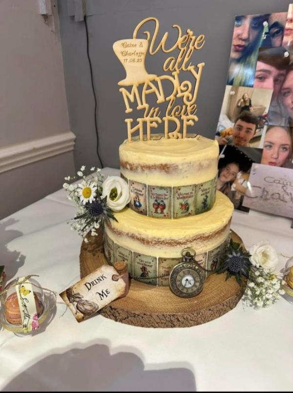 The cake made by charlotte's sister