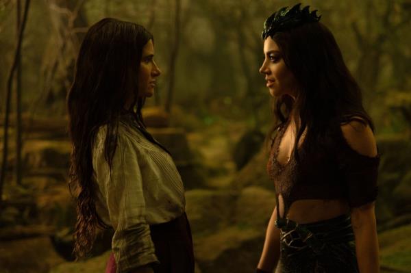 Rio (Aubrey Plaza) and (Kathryn Hahn) had a heated co<em></em>nversation right before the start of the last trial.
