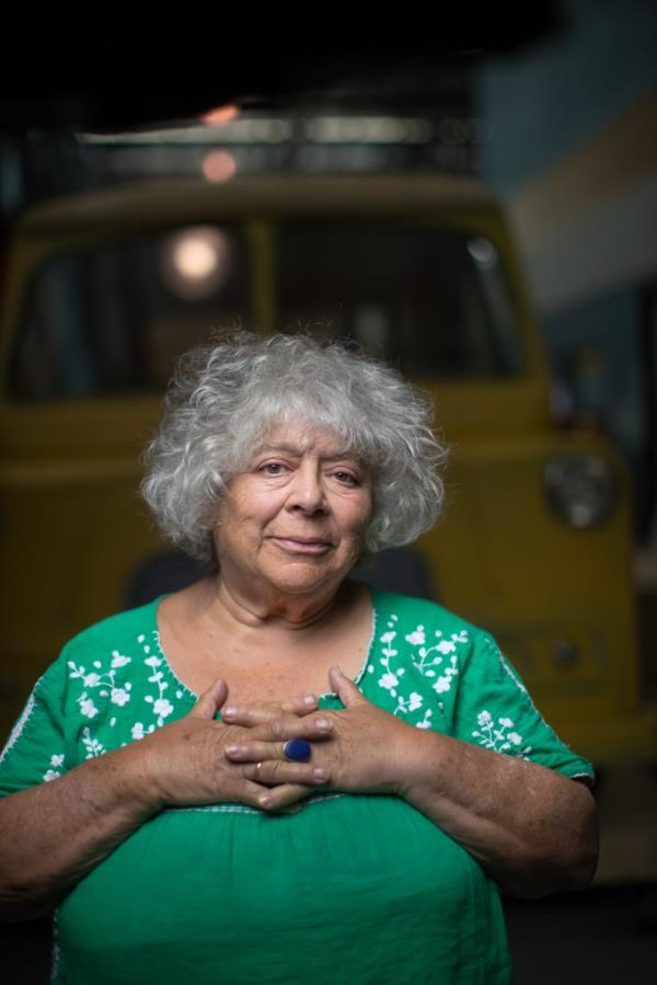 British-Australian actress Miriam Margolyes.