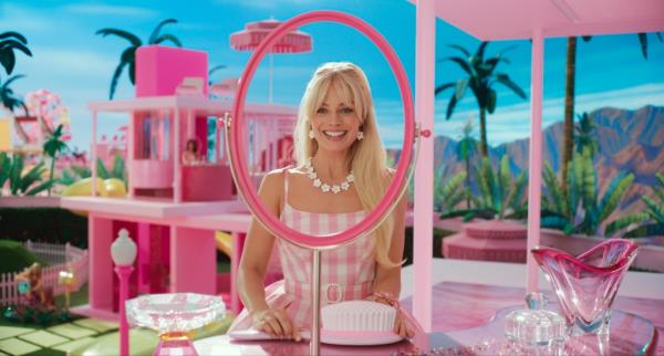 Margot Robbie as Barbie in 