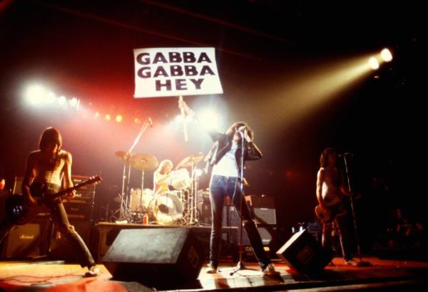 The Ramo<em></em>nes performing at CBGB 