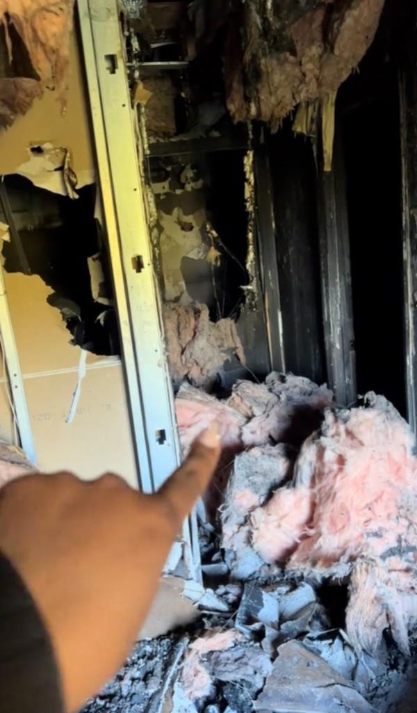 Huntley said she was havin<em></em>g trouble with the router ahead of the fire.