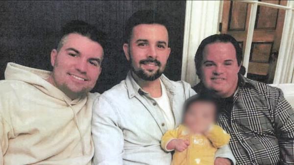 The couples son Alex (R) has Down Syndrome and the home they bought is next to their other son who could help look after him.