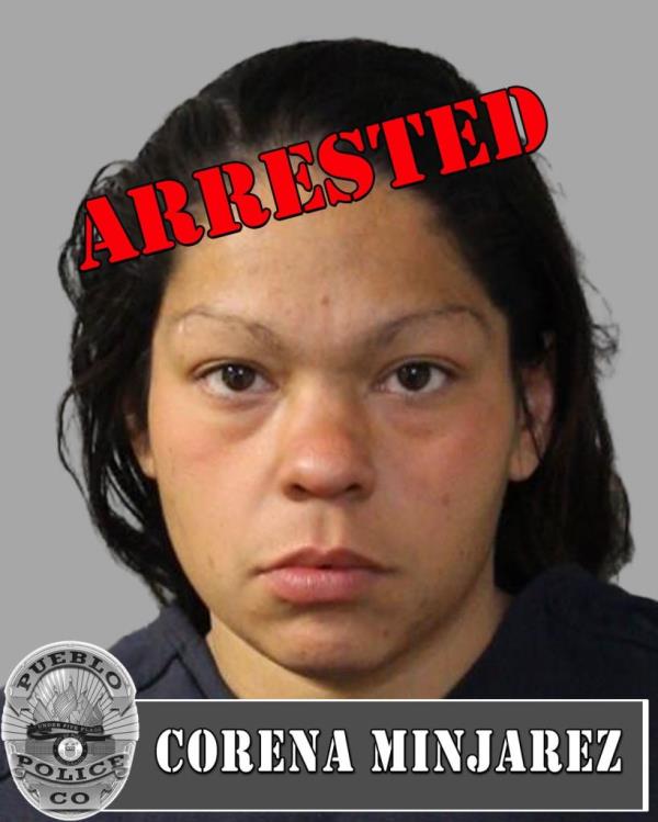 Corena Rose Minjarez, 36, is pictured in a mugshot.