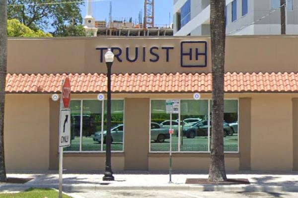 He co<em></em>nfessed to stealing $2,419 from Truist Bank in Hollywood, Florida in February. 