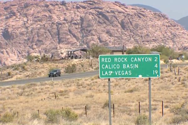 The hit-and-run happened near Red Rock Canyon Natio<em></em>nal Co<em></em>nservation Area, a<em></em>bout 17 miles west of the Las Vegas Strip.